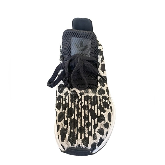 Adidas Swift Running Run Shoes Black White Leopard BD7962 Woman’s Size 6 - Picture 8 of 12